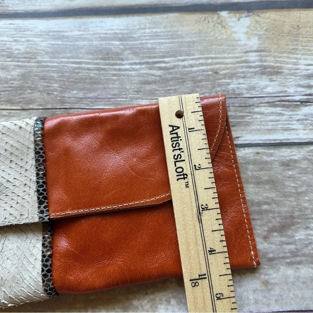 Maya Moon Leather Clutch Bag